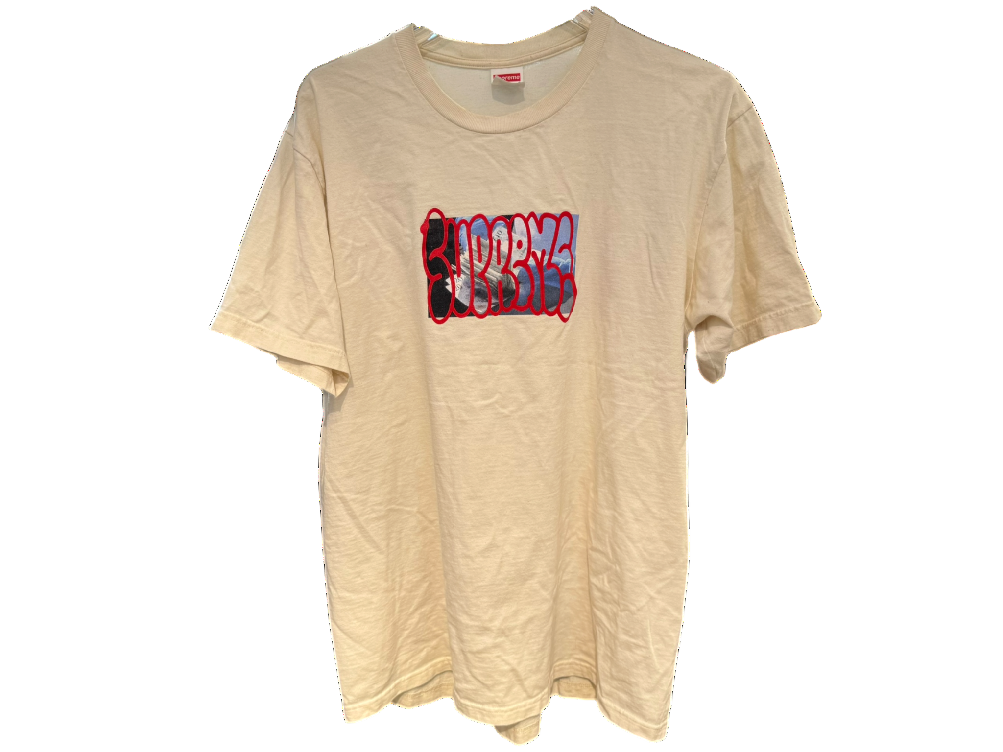 Used Supreme Payment Tee Natural