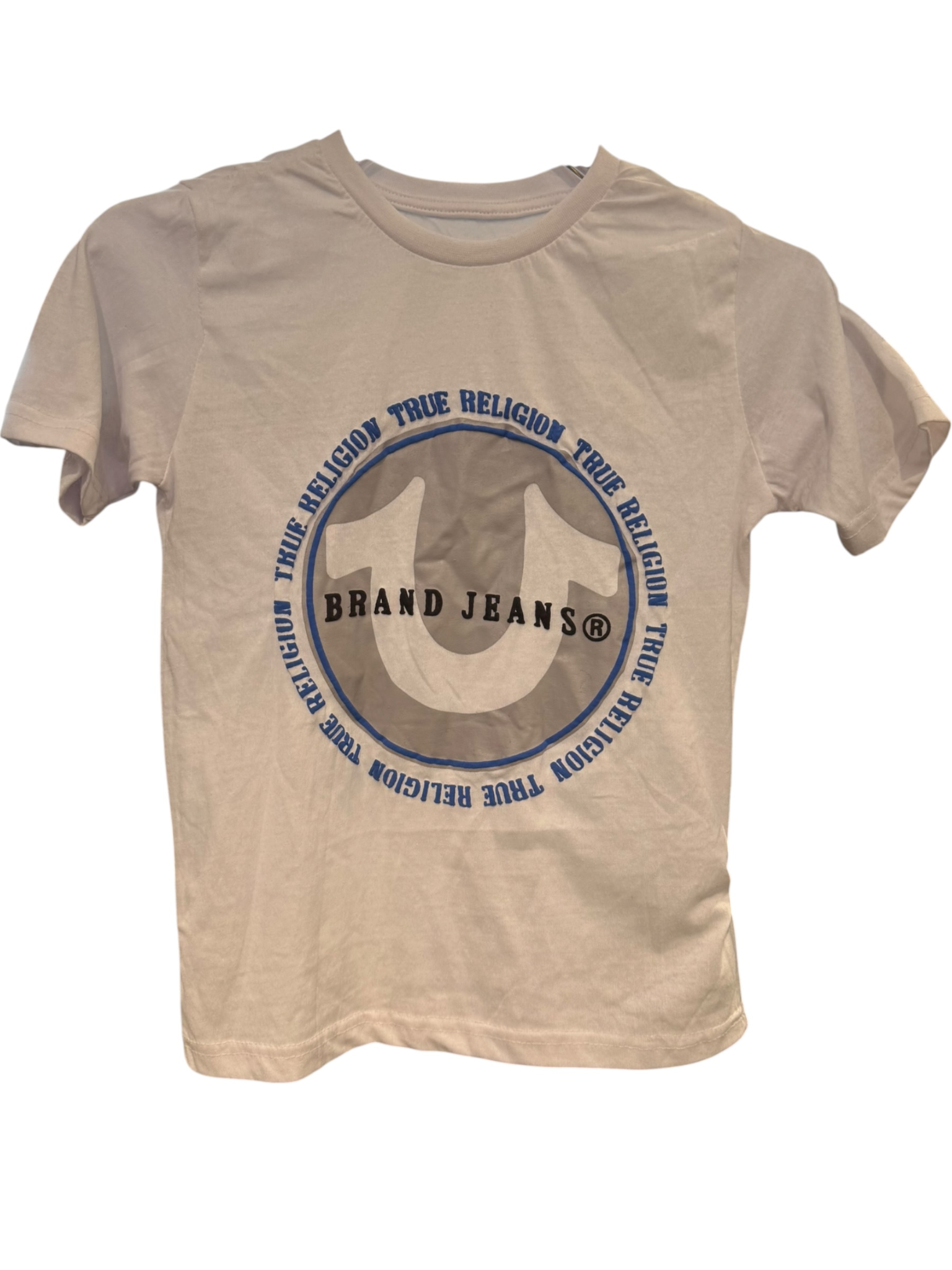 True Religion White Kids Logo Tee