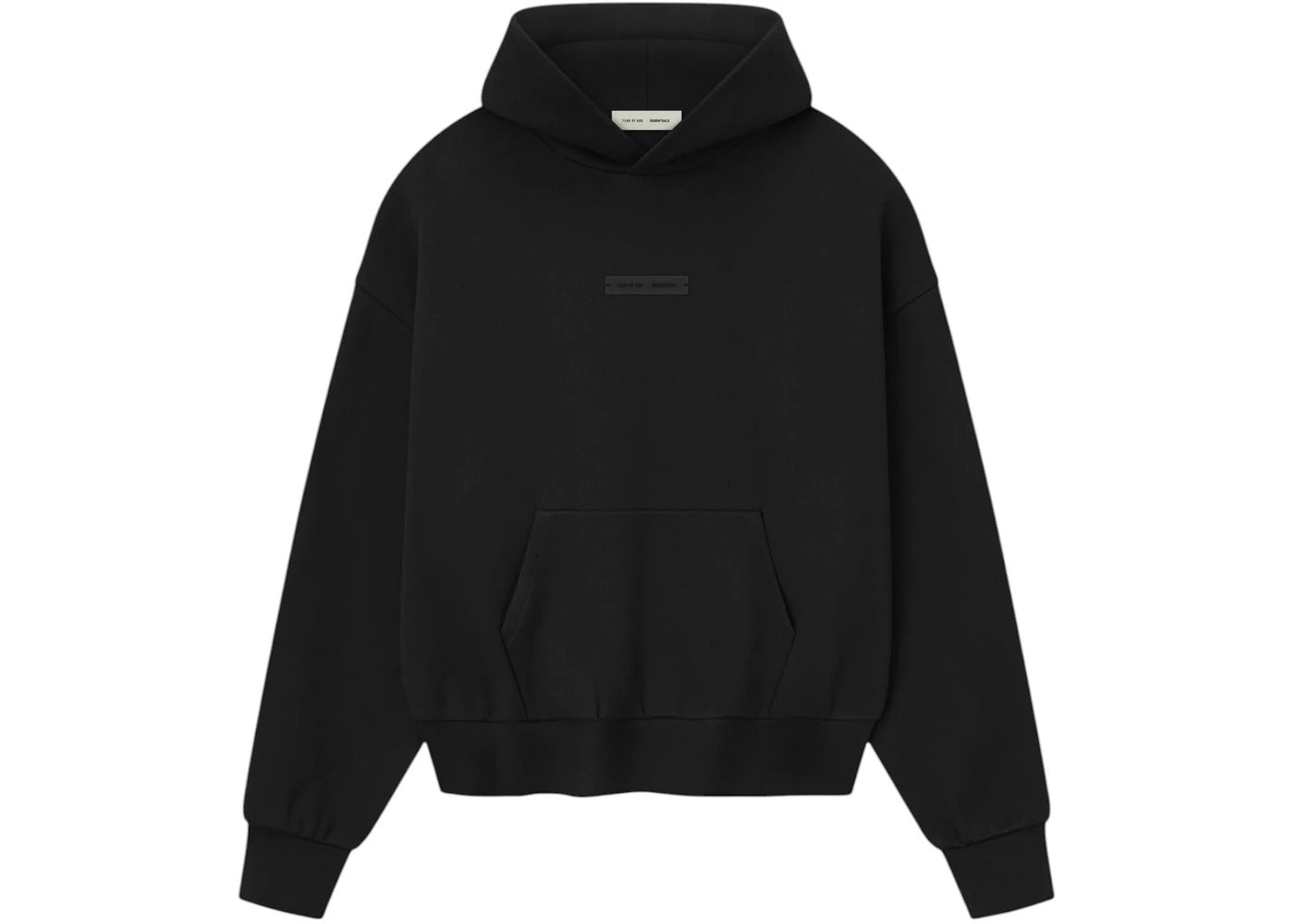 Fear of God Essentials Classic Fleece Hoodie Jet Black