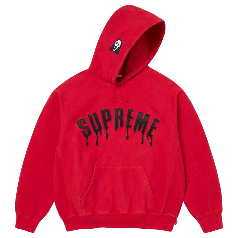 Supreme Ghostface Arc Hooded Sweatshirt Red