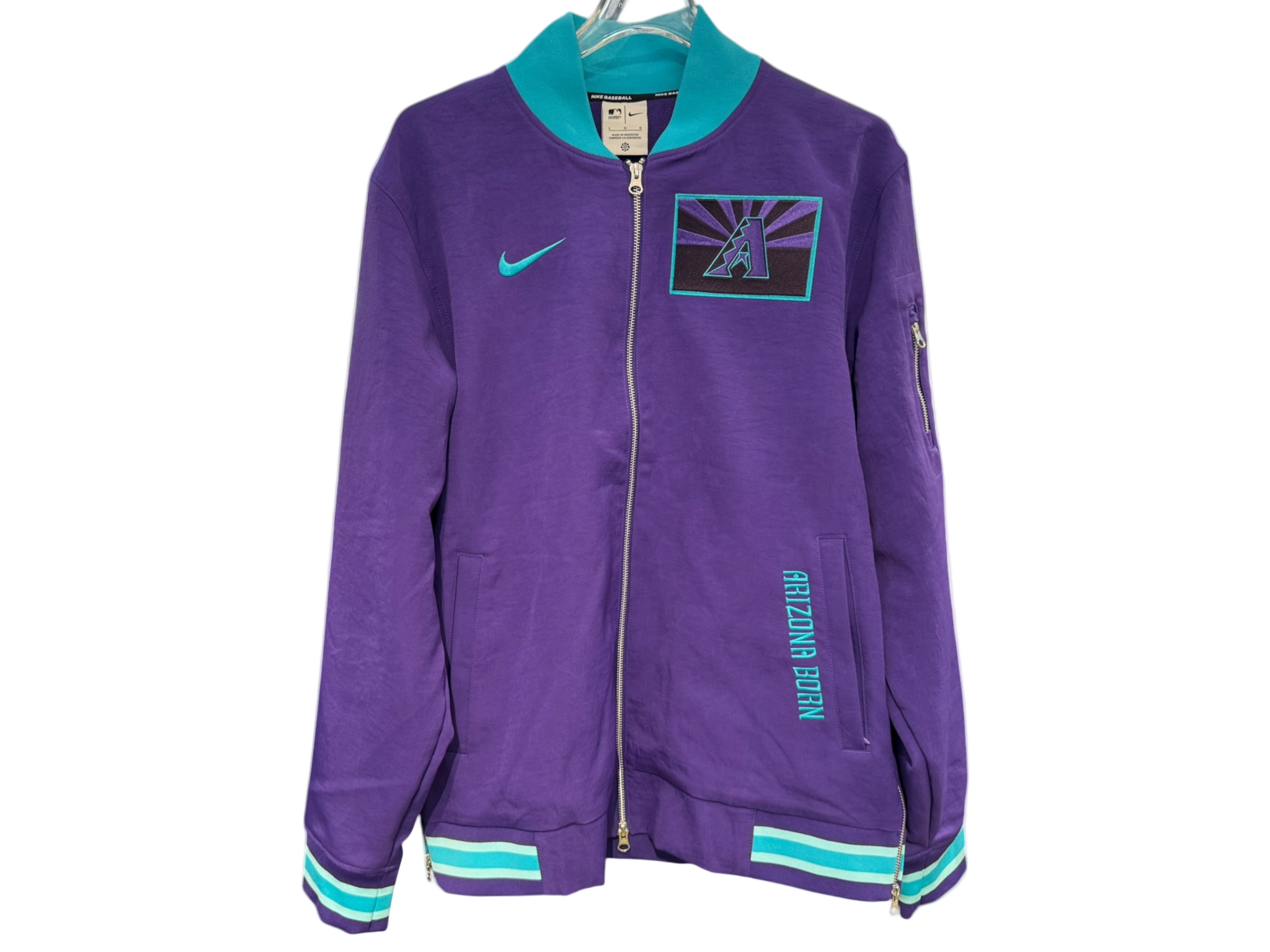 Nike Arizona Diamondback Varsity Jacket Purple