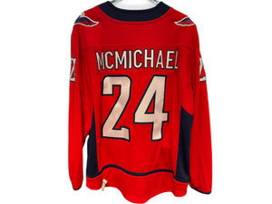 NHL Washington Capitals Connor McMichael #24 Breakaway Red Home Jersey