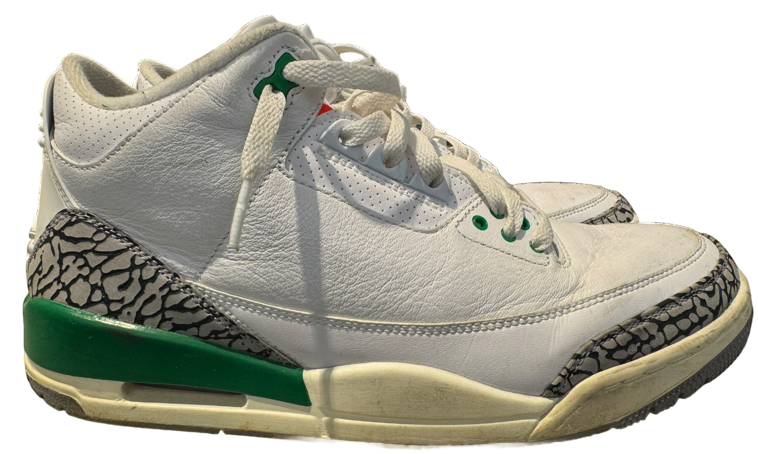 Used Jordan 3 Retro Lucky Green (Women's)