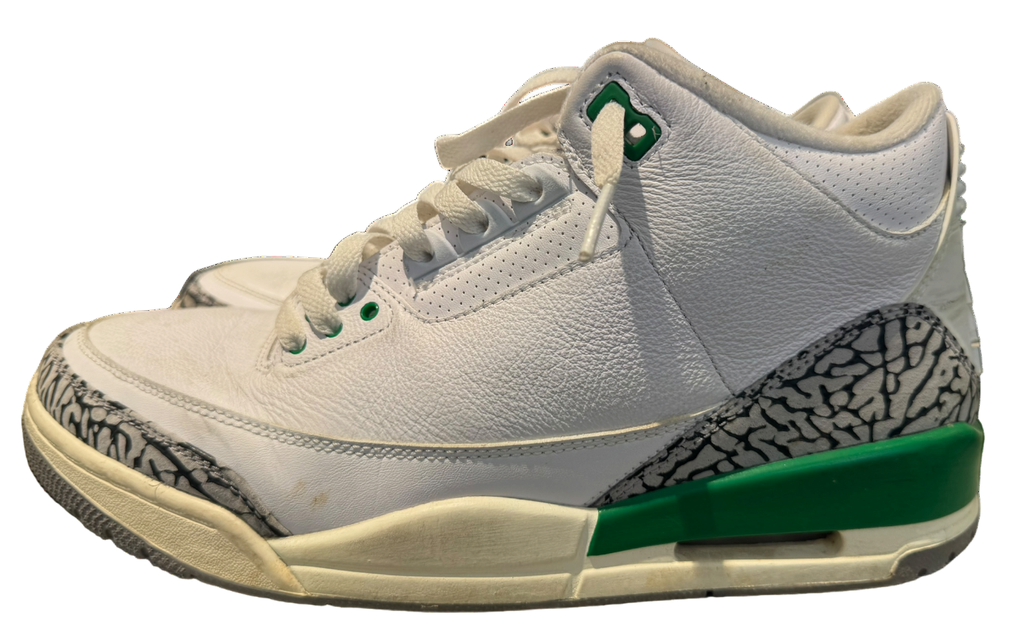 Used Jordan 3 Retro Lucky Green (Women's)