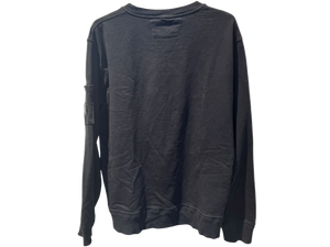Used C.P Company Black Crewneck with Lenspocket