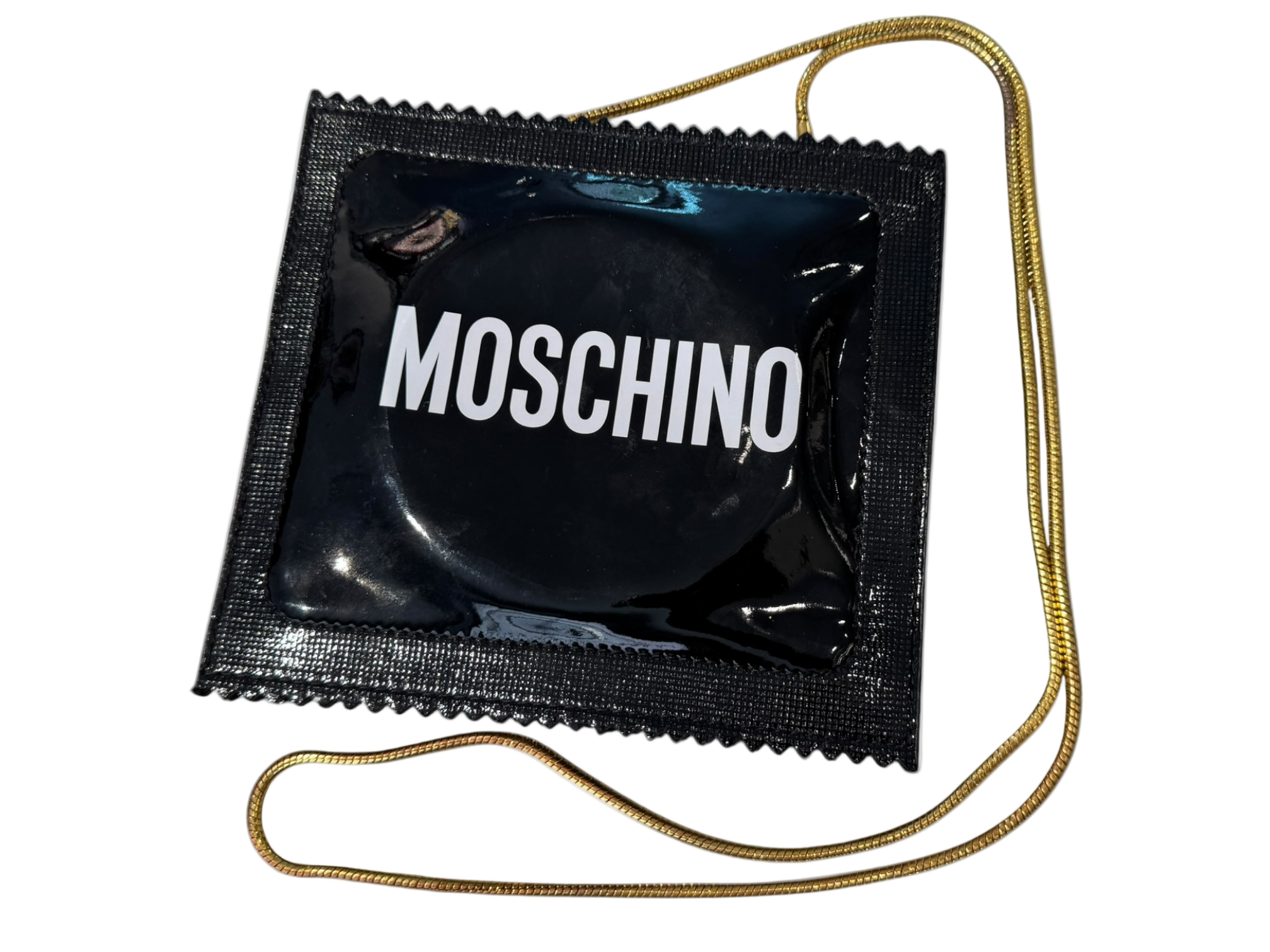 Used AW2018 Runway Moschino x HM Condom Bag by Jeremy Scott