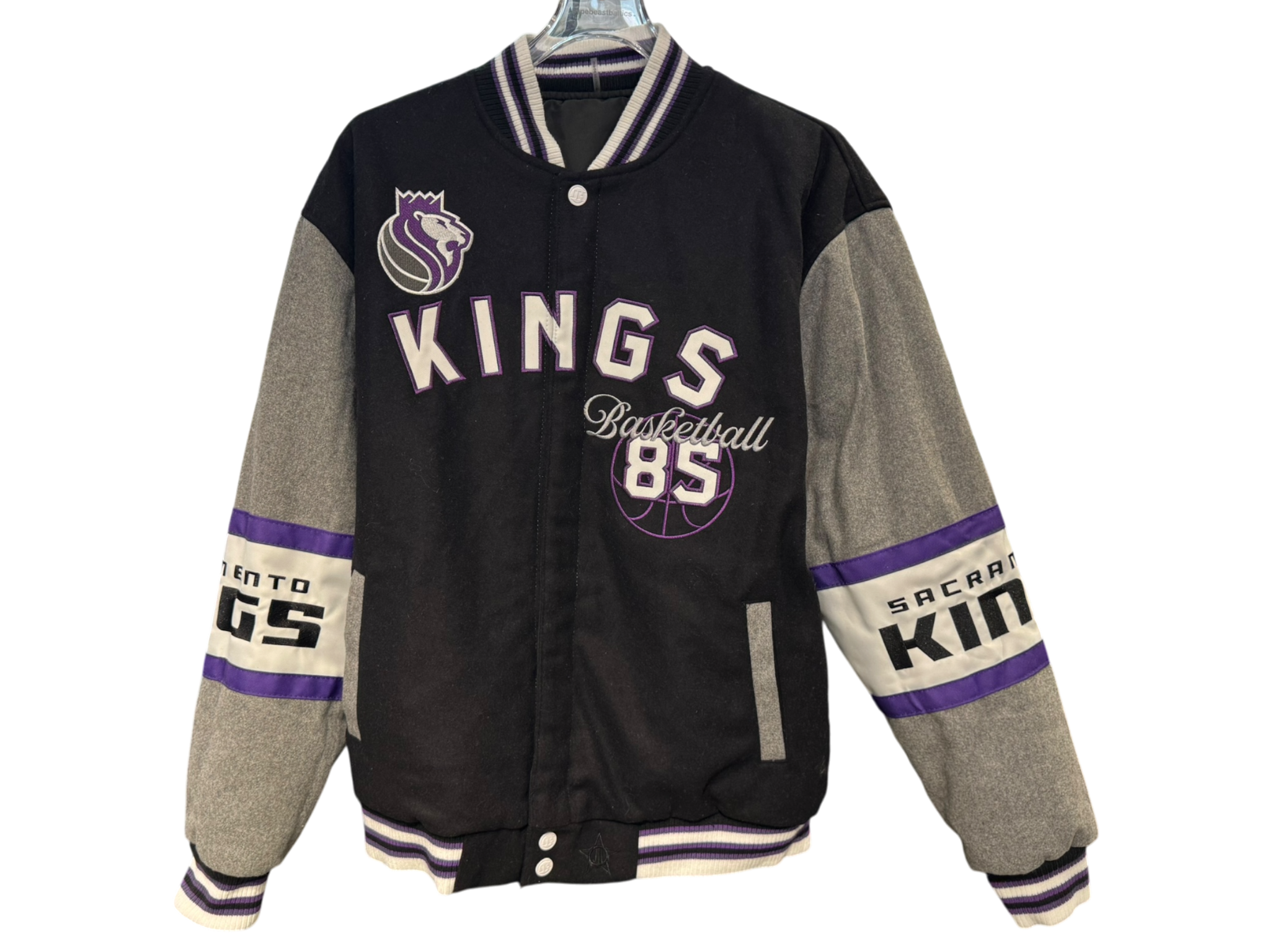 Sacramento Kings Varsity Jacket Reversible