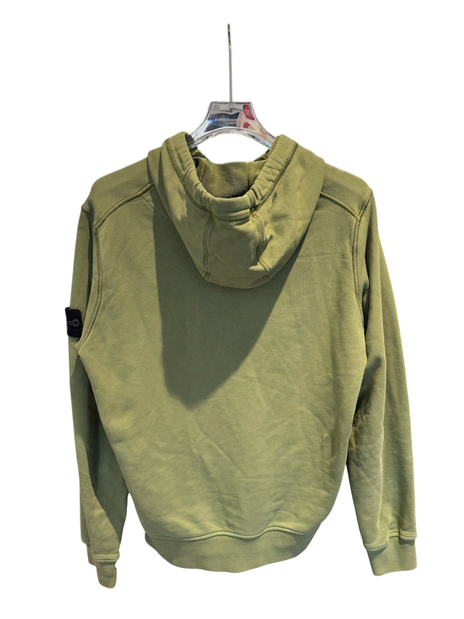 Used Stone island hoodie olive