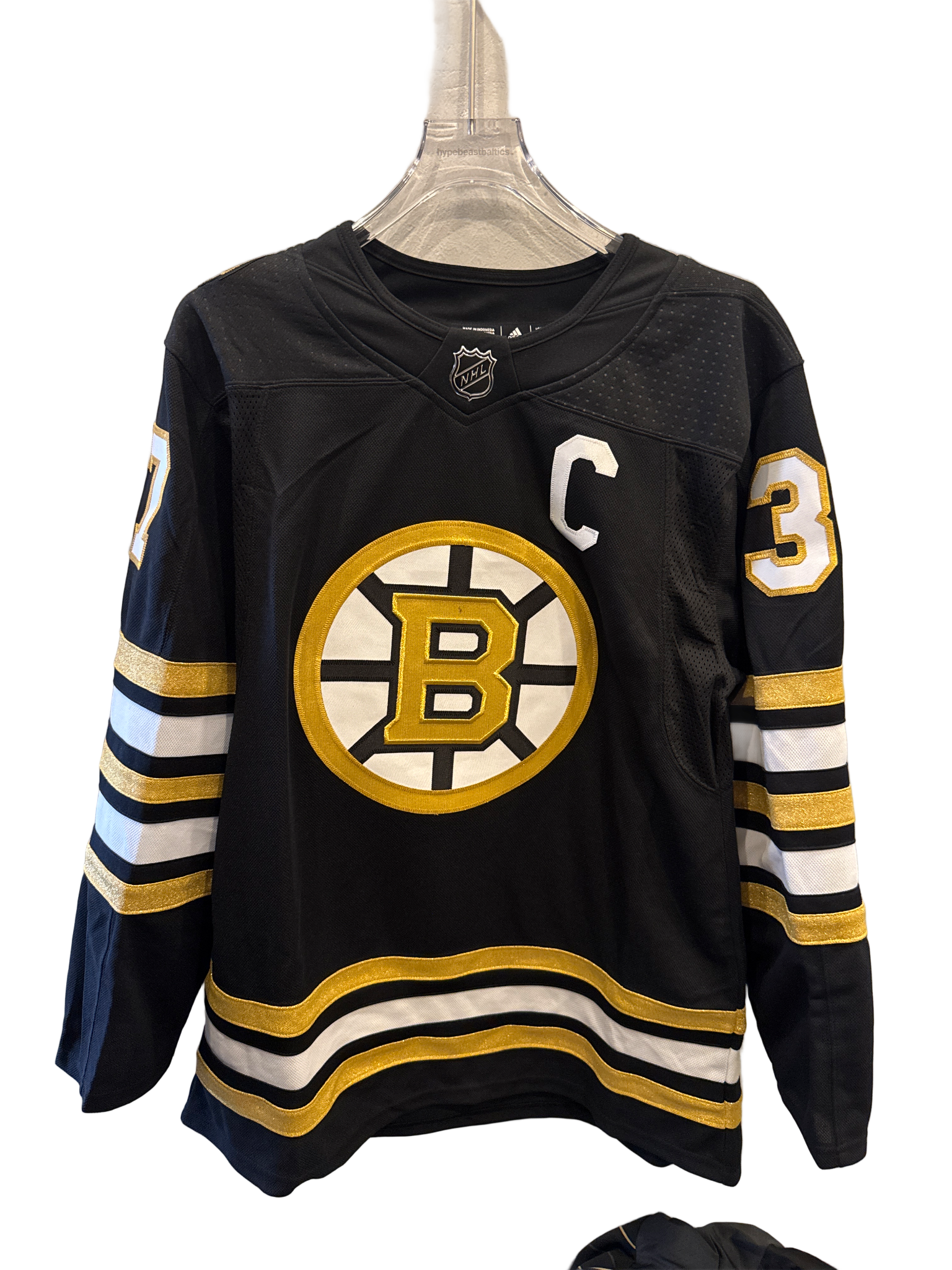Adidas NHL Boston Bruins Centennial home authentic jersey Bergeron 37