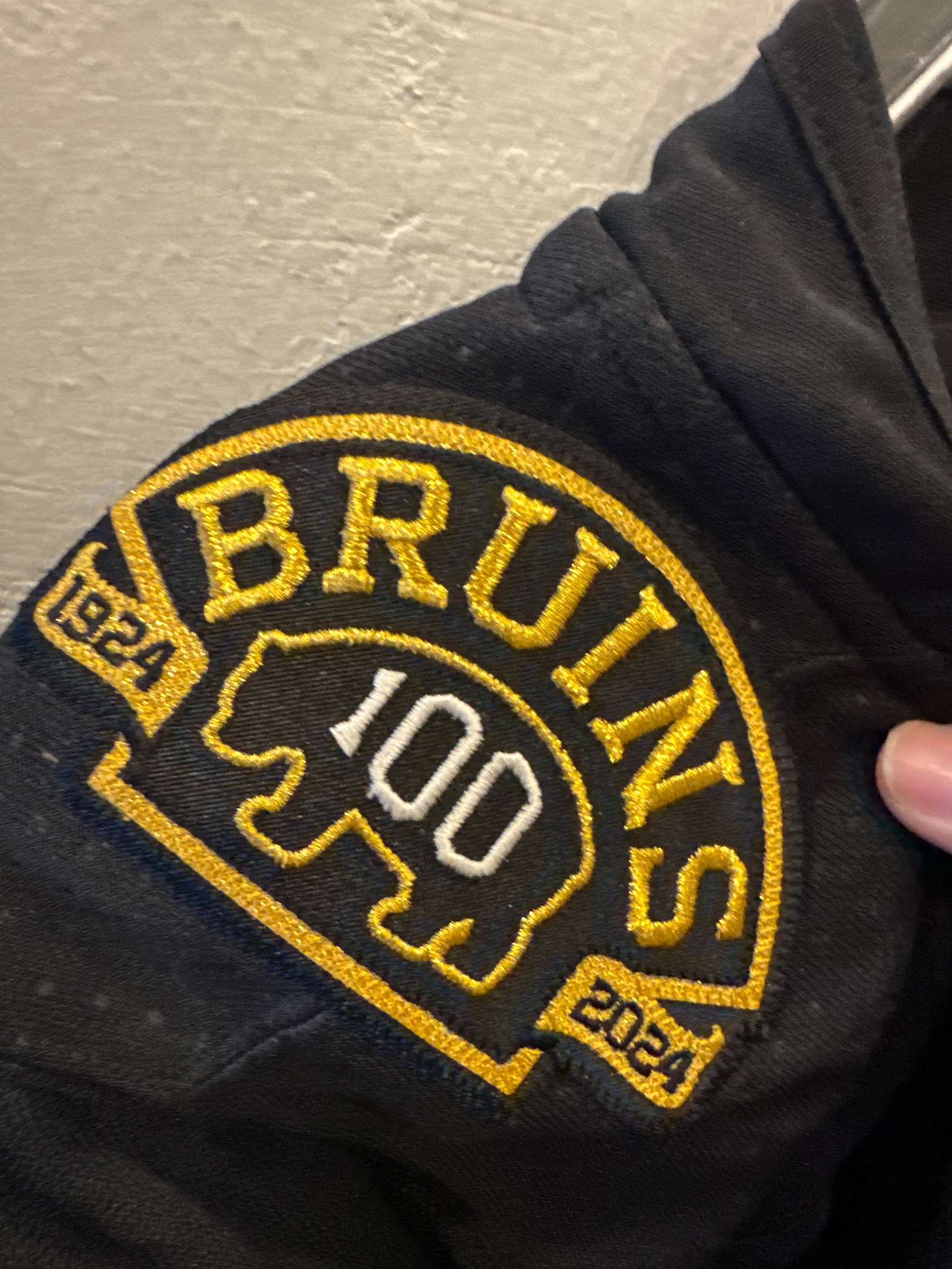 Adidas NHL Boston Bruins Centennial home authentic jersey Bergeron 37