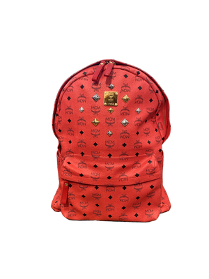 MCM Hot Pink Visetos Backpack