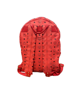 MCM Hot Pink Visetos Backpack