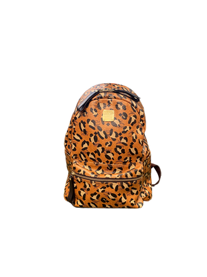 MCM Leopard Viseto Backpack