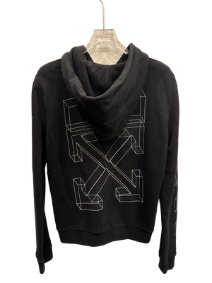 Used Off-white 3D Marker Arrows black Zip-up hoodie