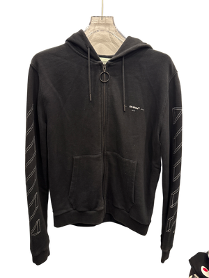 Used Off-white 3D Marker Arrows black Zip-up hoodie