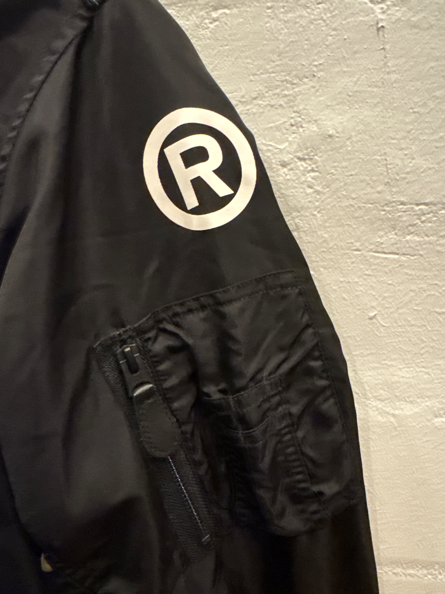 Used Bape black camo varsity zip up jacket