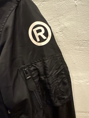 Used Bape black camo varsity zip up jacket