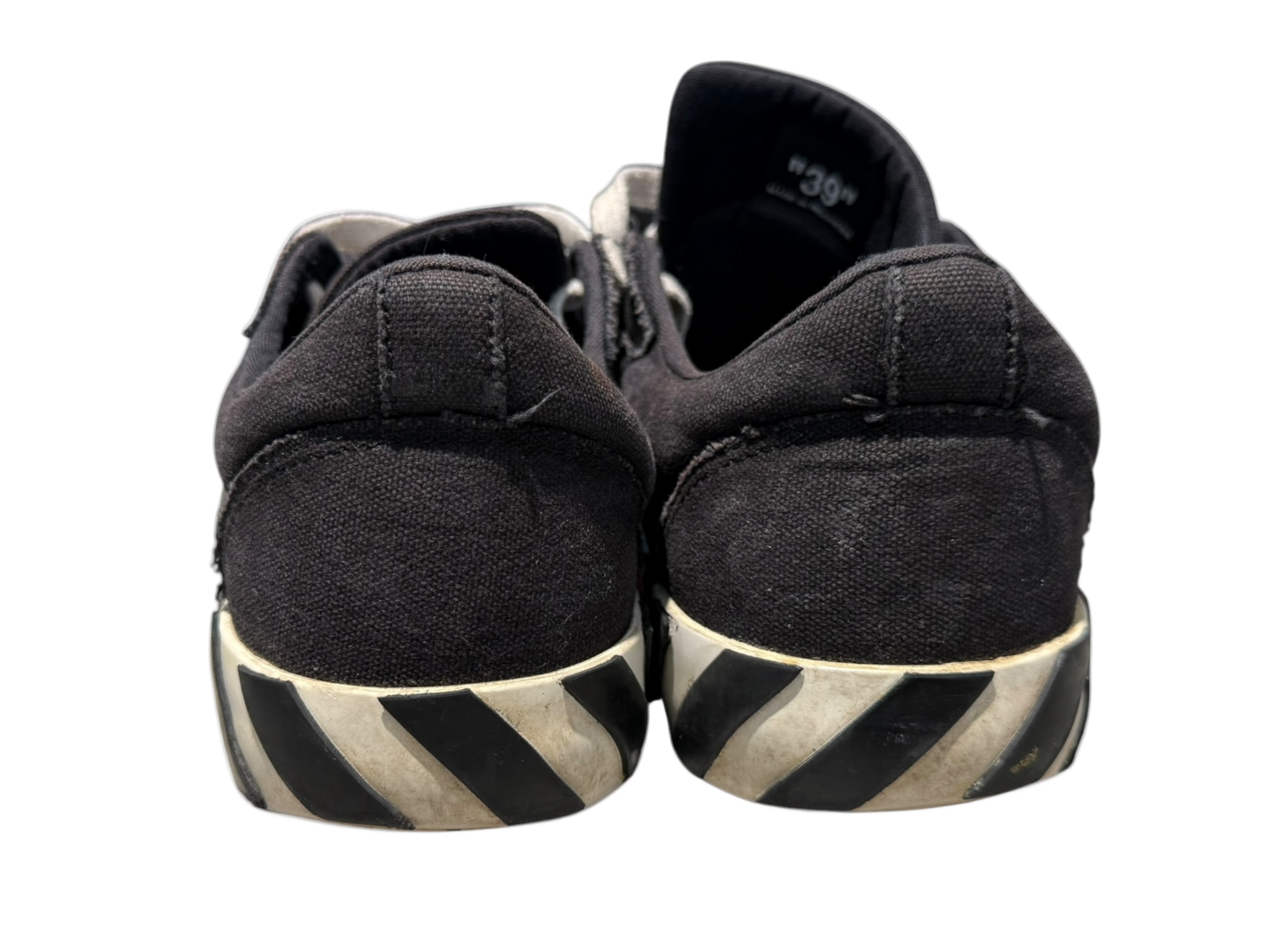 Used OFF-WHITE Vulc Low Top Black Orange