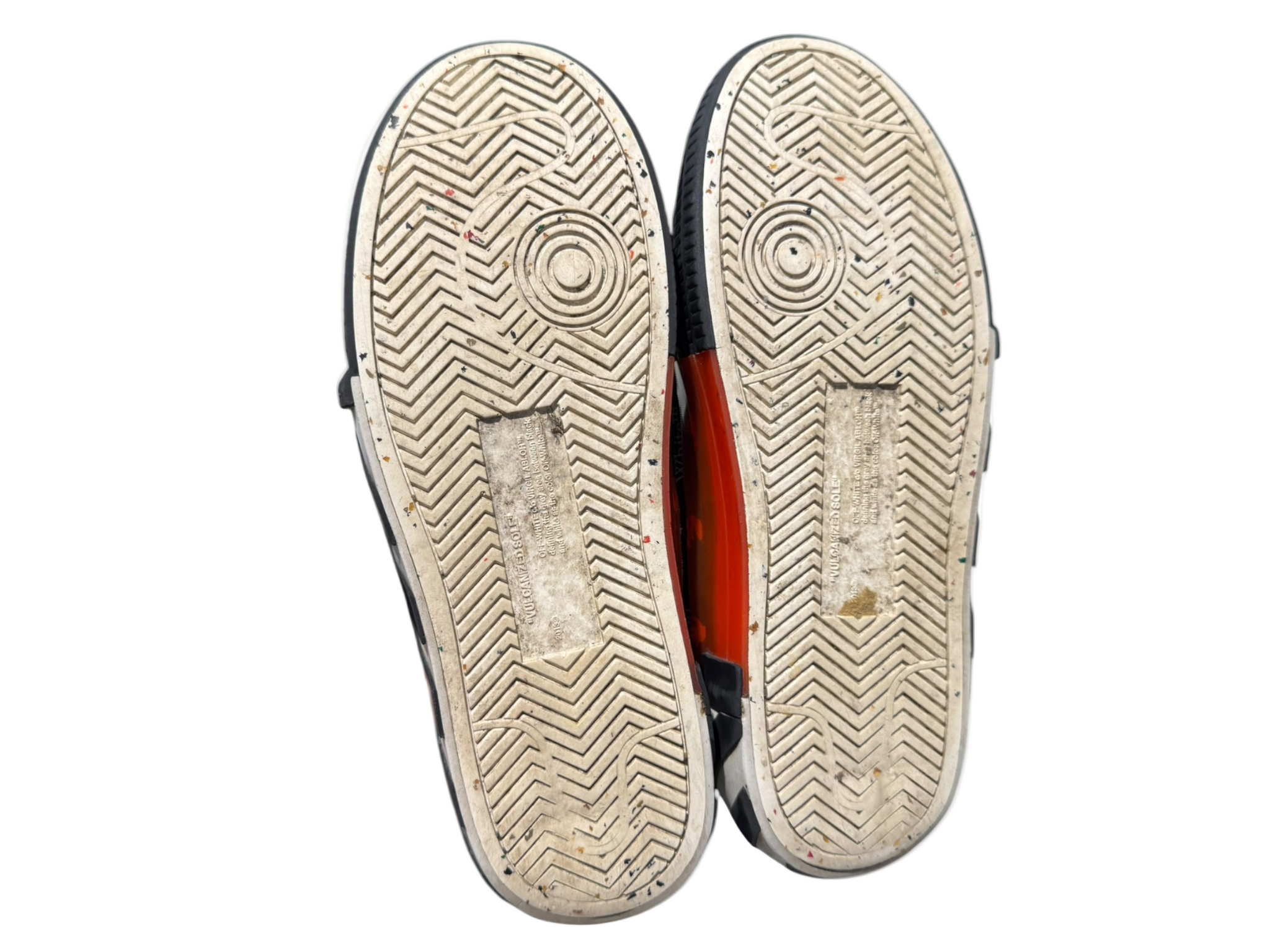 Used OFF-WHITE Vulc Low Top Black Orange