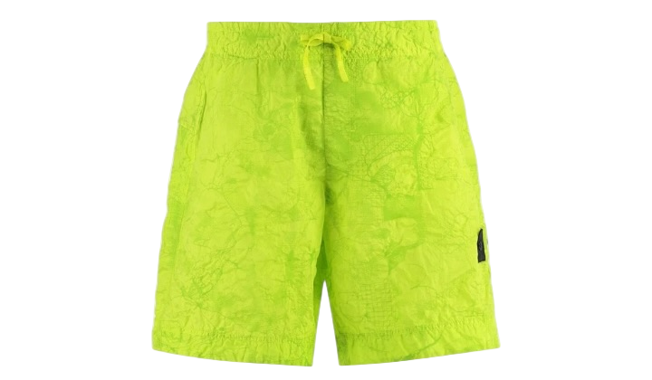 Stone Island Shadow Project Nylon Metal Swimming Shorts Lime Green