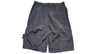 Stone Island Nylon Cargo Shorts Black