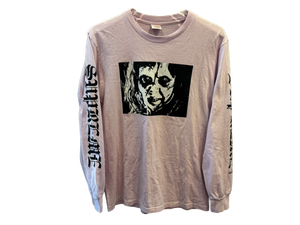 Used Supreme The Exorcist Mother L/S Tee Light Pink