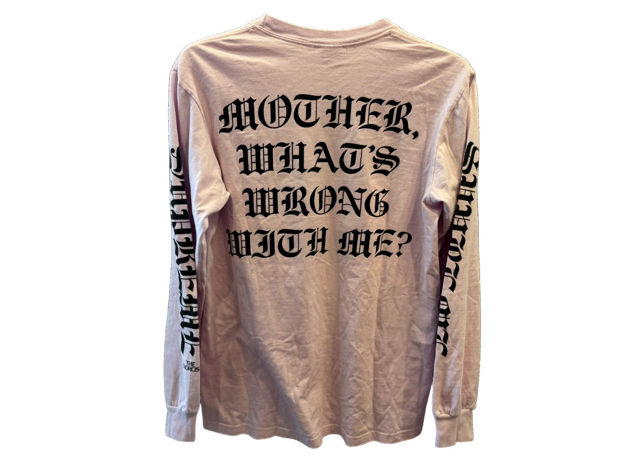 Used Supreme The Exorcist Mother L/S Tee Light Pink