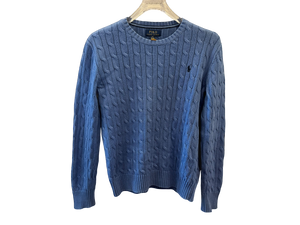 Used Ralph Lauren Polo Knit Blue