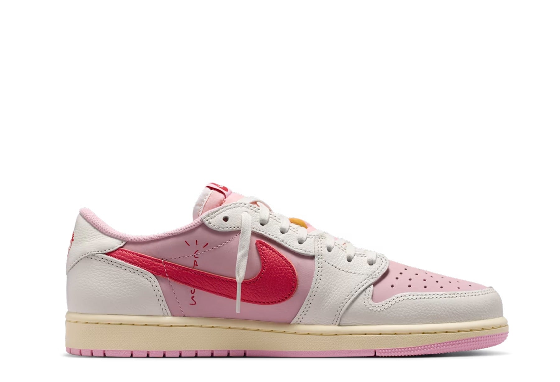 Jordan 1 Retro Low OG SP Travis Scott Sail Tropical Pink