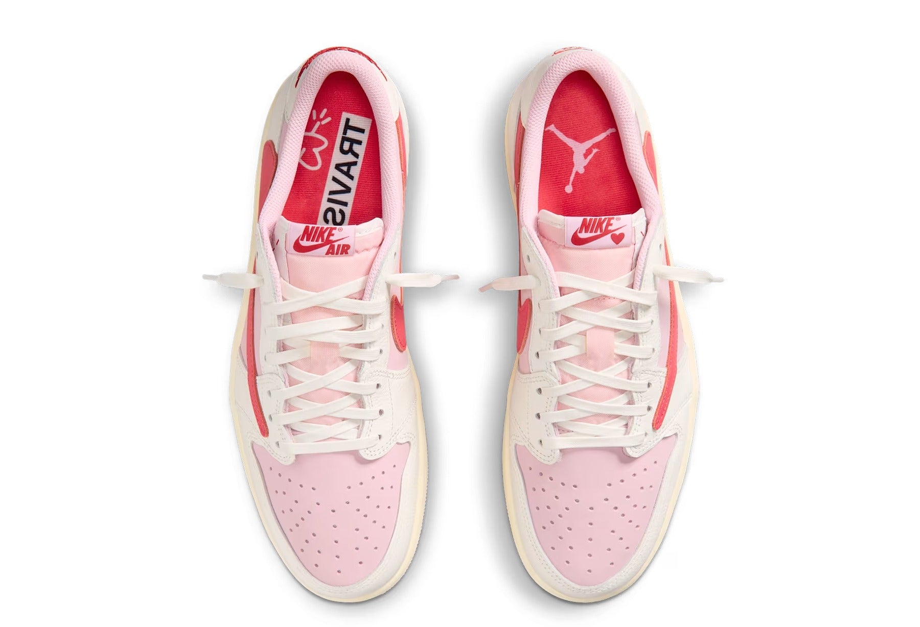 Jordan 1 Retro Low OG SP Travis Scott Sail Tropical Pink