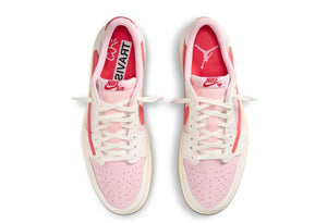 Jordan 1 Retro Low OG SP Travis Scott Sail Tropical Pink