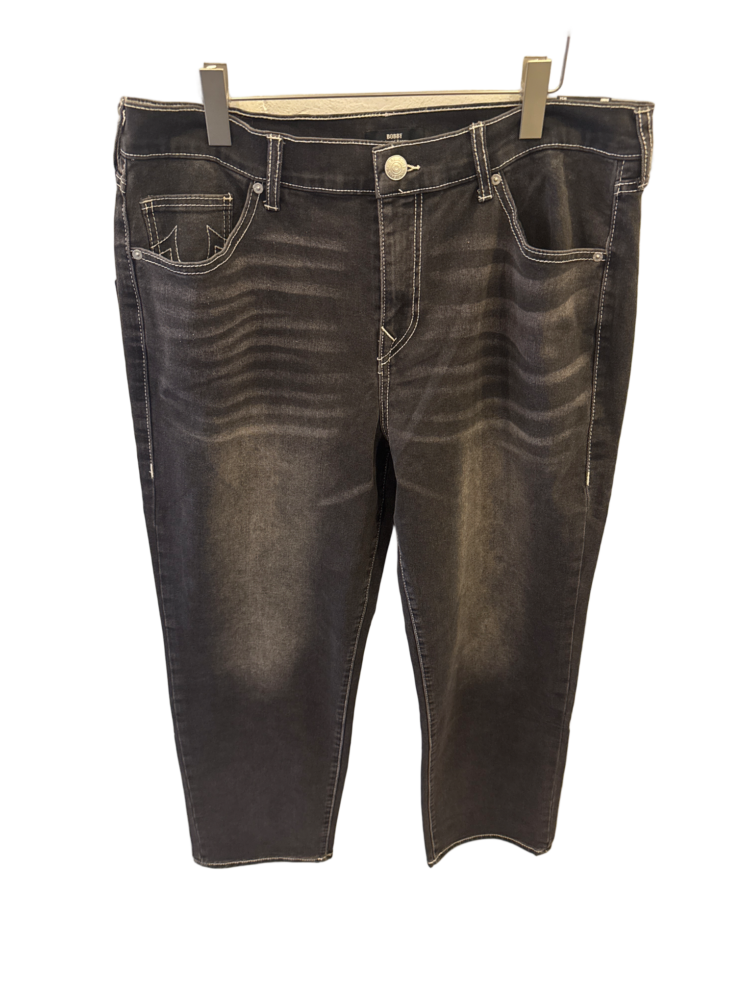 True Religion Bobby Relaxed Baggy Washed Black