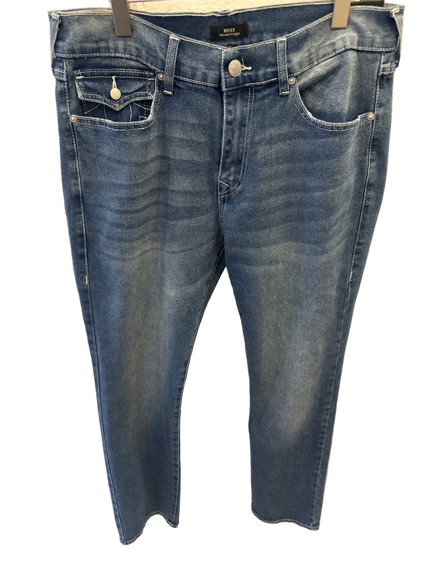 True Religion Ricky Relaxed Straight Dark Blue