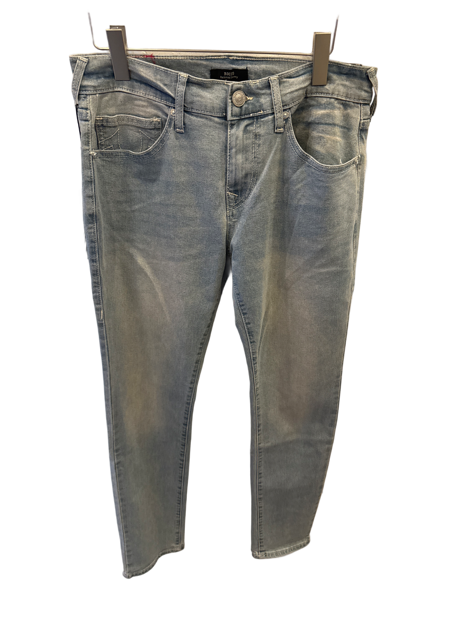 True Religion Rocco Relaxed Skinny Light Blue