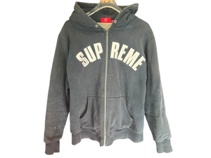 Used Supreme Arc Logo Thermal Zip Up Sweatshirt