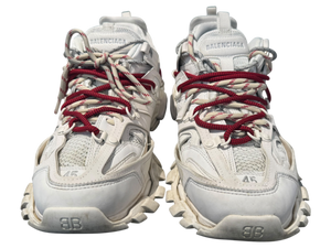 Used Balenciaga Track Trail Laces White Red Grey Black