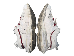 Used Balenciaga Track Trail Laces White Red Grey Black