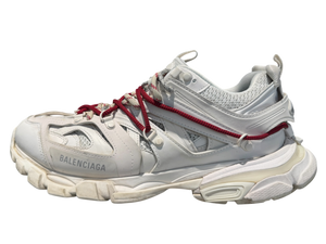 Used Balenciaga Track Trail Laces White Red Grey Black