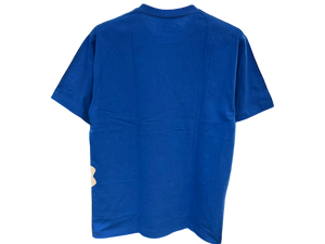 Bape Skull And Bones Blue Tee