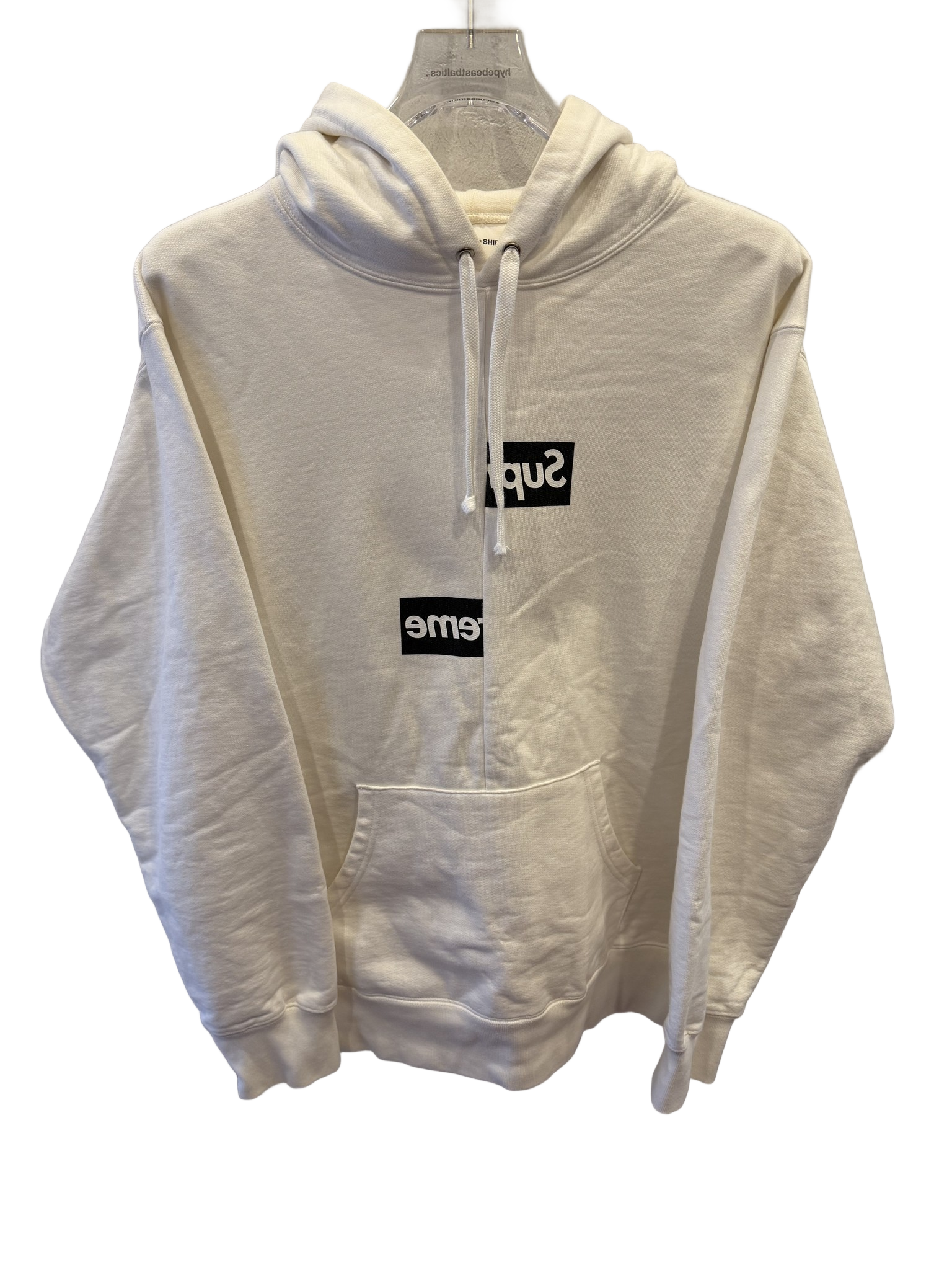 Used Supreme Comme des Garcons SHIRT Split Box Logo Hooded Sweatshirt