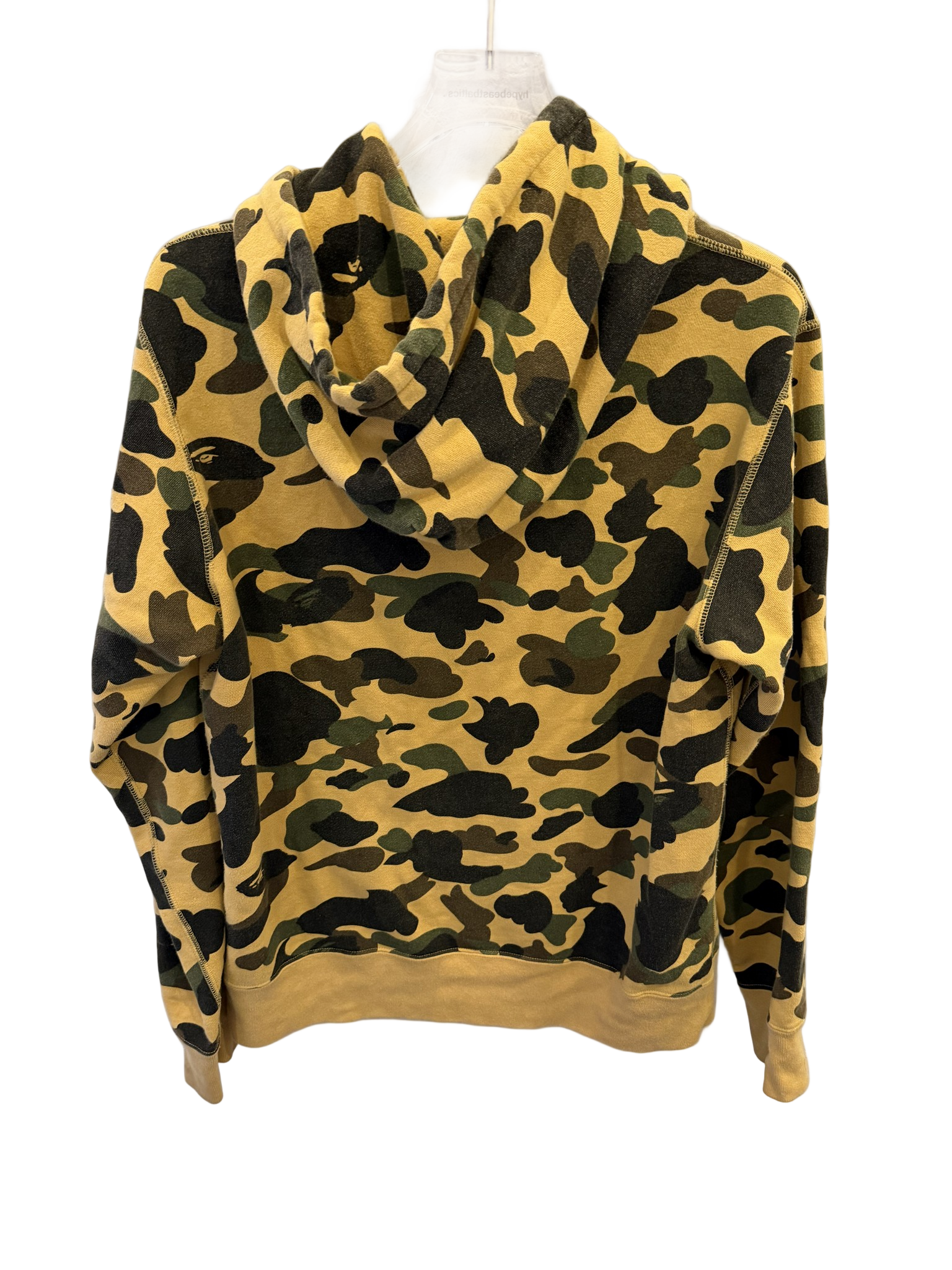 Used BAPE 1St Camo Pullover Hoodie (FW22) Yellow