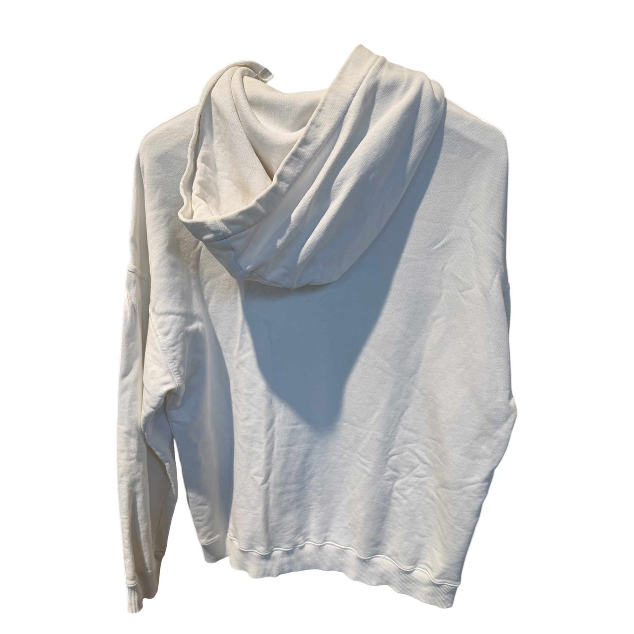 Used Givenchy Logo Graphic Print Hoodie White