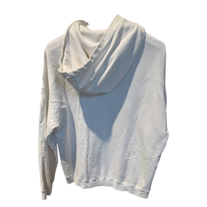 Used Givenchy Logo Graphic Print Hoodie White