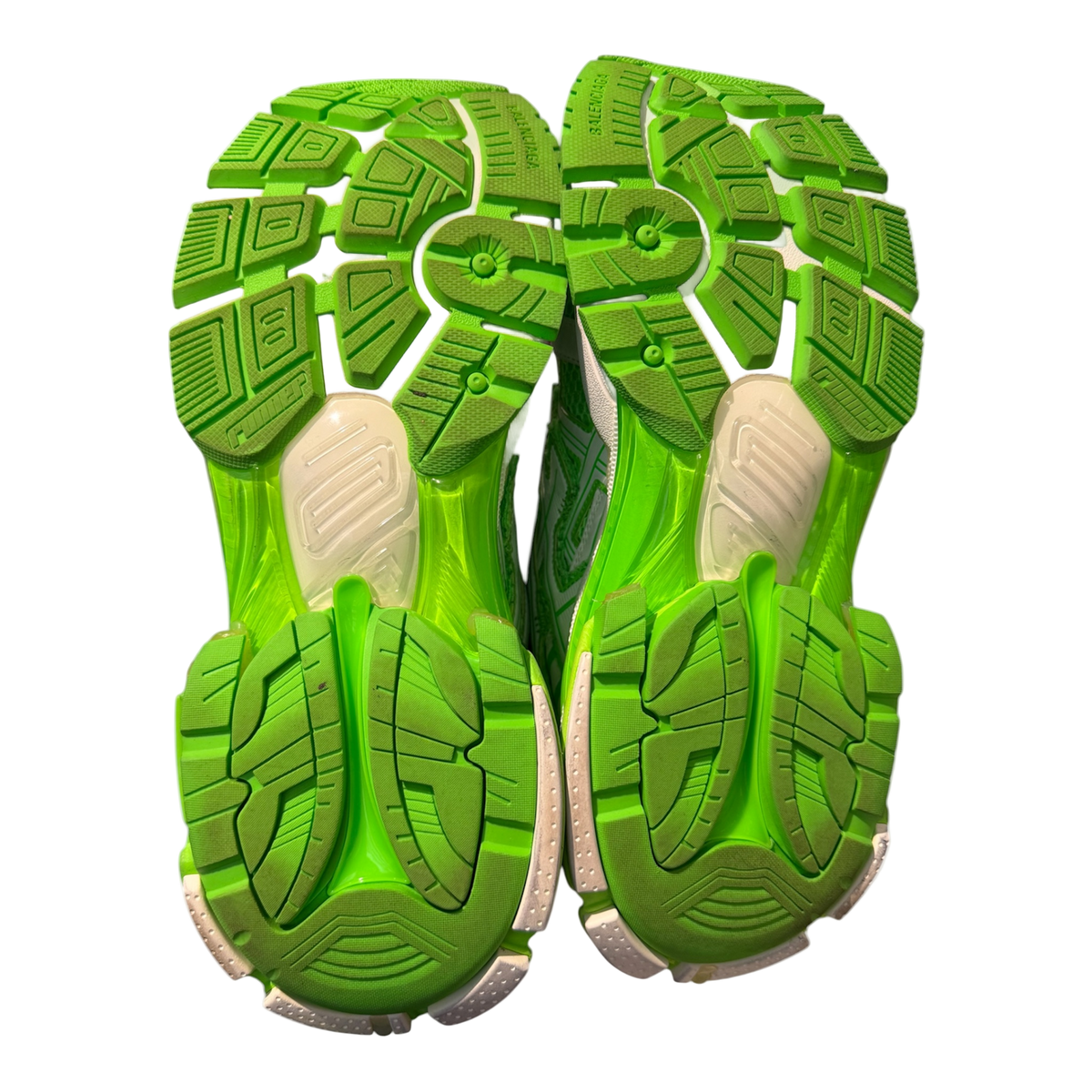 Used Balenciaga Runner Fluo Green
