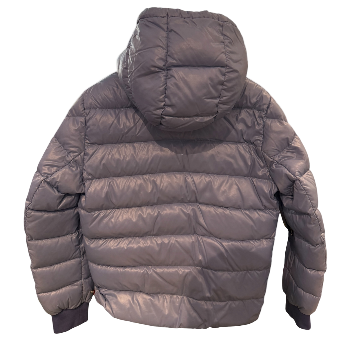 Used Moncler Cuvellier Shiny Puffer Jacket Blue