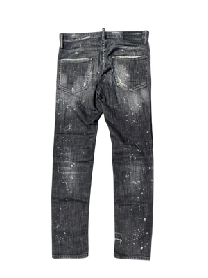 Used Dsquared2 Distressed High Waist Skinny Jeans
