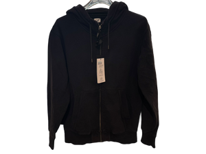Used C.P. Company Diagonal raised Fleece Logo Zipped Hoodie