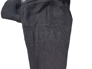 Used C.P. Company Diagonal raised Fleece Logo Zipped Hoodie