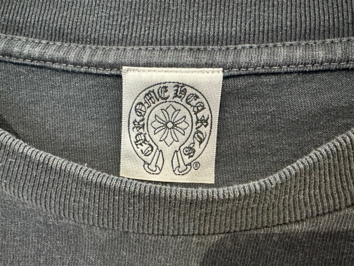 Used Chrome Hearts Vintage Wine Dagger Long Sleeve Shirt