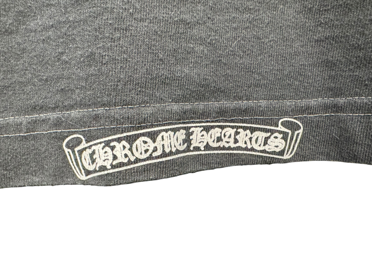 Used Chrome Hearts Vintage Wine Dagger Long Sleeve Shirt